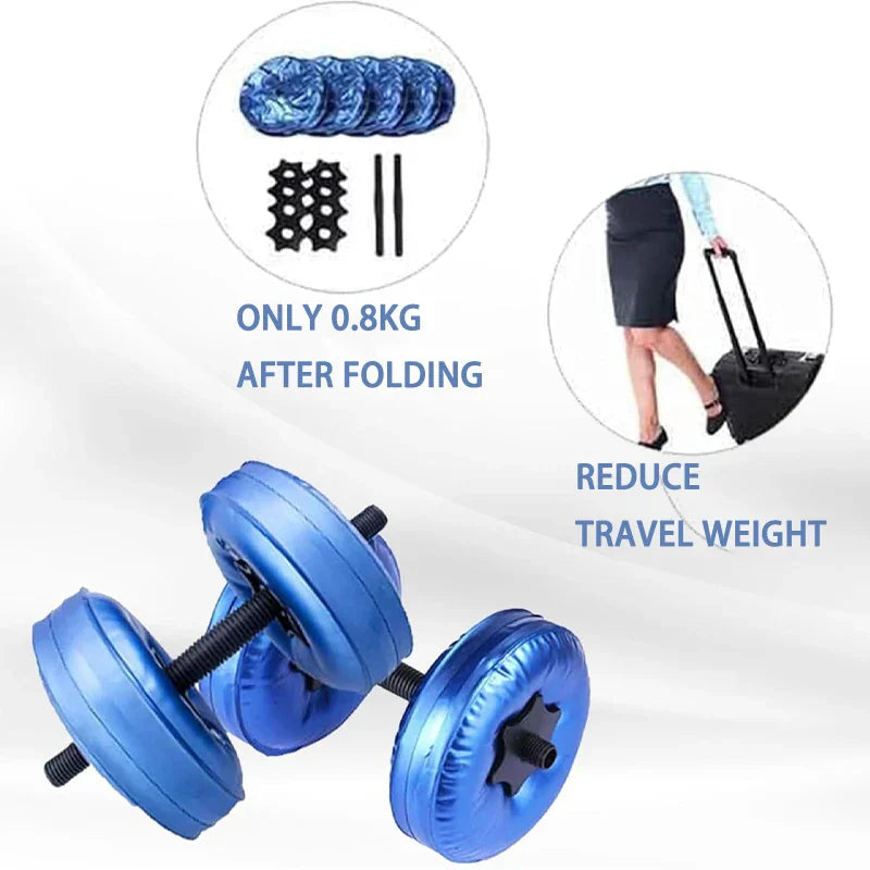 Adjustable Water-Filled Dumbbell Set